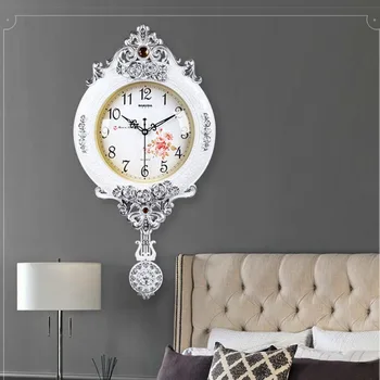 Iskandinav Tasarım Modern Saat Duvar Asılı Vintage Pil Kumandalı Saatler Oturma Odası Sessiz Salon Relogio De Parede Ev dekorasyonu