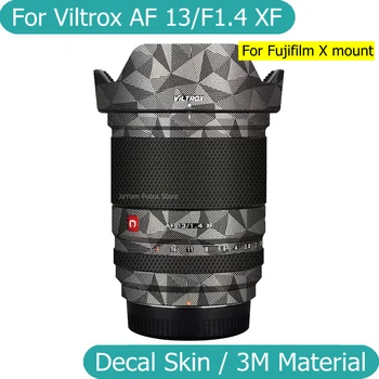 Viltrox AF 13mm F1.4 XF (Fujifilm X Dağı) çıkartma kaplama Vinil Wrap Film Kamera Lens Koruyucu Sticker 13 1.4 F / 1.4 / 13 / 1 4