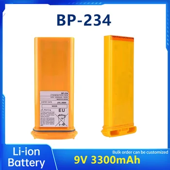 BP - 234 li-ion pil 9V 3300mAh şarj edilebilir iki yönlü telsiz bataryası ICOM IC - GM1600 IC-GM1600E el telsizi pili