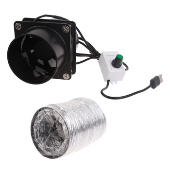 Taşınabilir ESD Duman Çıkarıcı Fan ile 1/3/6 Metre Boru Mutfak ve Banyo için Dropship