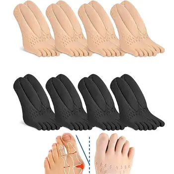 Ilkbahar ve Sonbahar İnce Anti Kayma Pamuk kadın Bölünmüş Ayak Çorap Örgü Beş Parmak Çorap Projoint Antibunions Sağlık Çorap