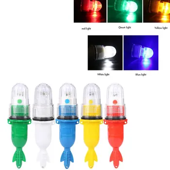 5 Renk Net İşareti balıkçı ışığı LED Yüzen Flaş Uyarı ışığı Çeken Balık Beacon Şamandıra Sinyal Gösterge Lambası Araçları