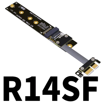 Esnek PCIe3. 0 x1 to M. 2 NVMe Uzatma Yükseltici Kablo ultra SSD yuvası uzatma kablosu
