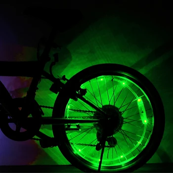 Bisiklet Tekerleği jant ışığı Su Geçirmez Renk Bisiklet Güvenlik uyarı ışığı MTB Motosiklet Araba Lastik Lamba Bicicleta Bisiklet Aksesuarları