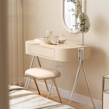 Modern Minimalist Tuvalet Masası Küçük Daire Yatak Odası Dresser Lüks Başucu makyaj masası makyaj Masası Makyaj Tabure B