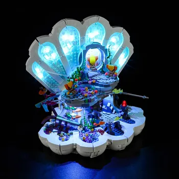 STOKTA led ışık Kiti 43225 Küçük Denizkızı Kraliyet Kapaklı Blok Seti (Dahil DEĞİL Model) tuğla Oyuncaklar Çocuklar için