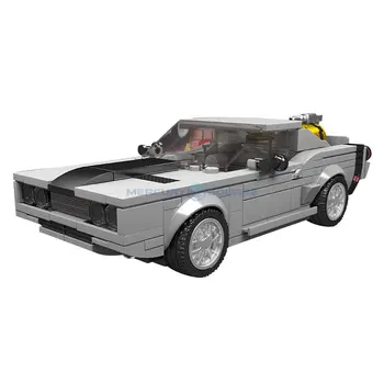 Nostaljik araba Modeli Yapı Taşları MOC 27035 Klasik Yarış Koleksiyonu Araç Tuğla Yaratıcı Yüksek Teknoloji Oyuncak Hediye Çocuklar için