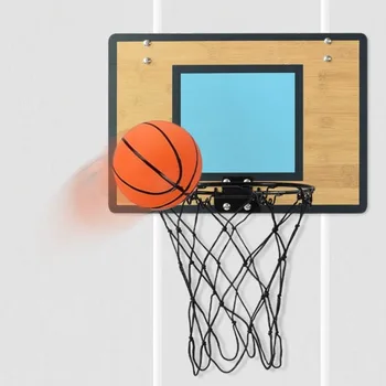 Ahşap Duvara monte basketbol potası Katlanabilir Kapalı Açık Basketabll Eğitim Hoop Erkek Kız Profesyonel basketbol Aksesuarı